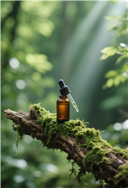 棕色精油瓶森系风格摄影图片