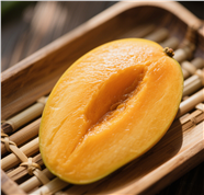 切开去核的芒果果肉图片