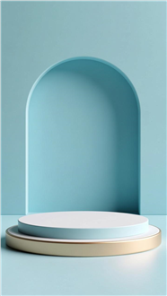 电商圆形3D展台设计图片