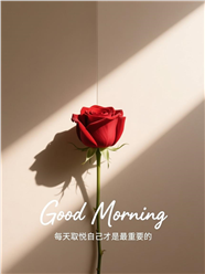 治愈系文字玫瑰花图片