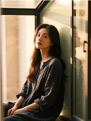 日常松弛感美女生活摄影图片