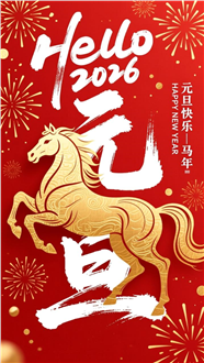 2026年马年元旦图片素材