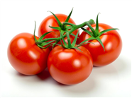 一串新鲜西红柿摄影图片