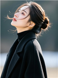 亚洲侧颜女神美女写真图片