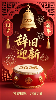 2026年辞旧迎新海报图片