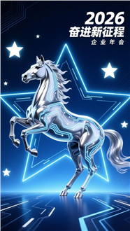 马年年会海报图片