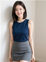 干练包臀裙美女性感图片写真