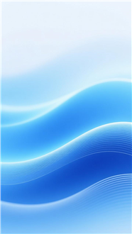 蓝色渐变波浪线条科技背景图片