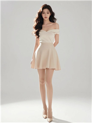 大波浪卷发长腿高跟鞋性感美女图片