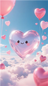 梦幻风格情人节海报图片