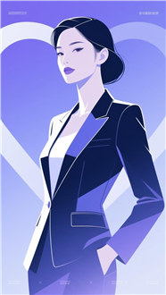 卡通职业女性插画设计图片