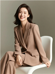 穿着职业西装的商务美女图片