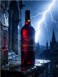 波尔多红酒商业广告设计图片