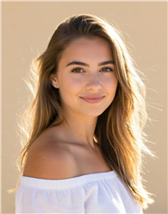 欧美白色上衣小姐姐美女写真图片