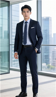精英男士商务照摄影图片