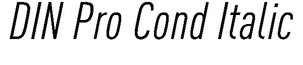 DIN Pro Cond Italic