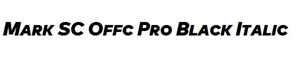 Mark SC Offc Pro Black Italic