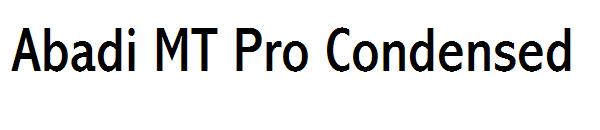 Abadi MT Pro Condensed
