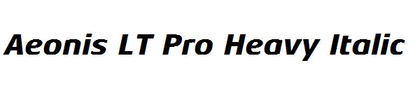 Aeonis LT Pro Heavy Italic