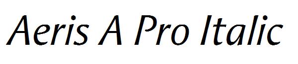 Aeris A Pro Italic