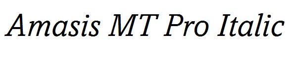 Amasis MT Pro Italic