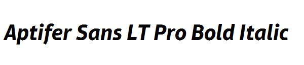 Aptifer Sans LT Pro Bold Italic