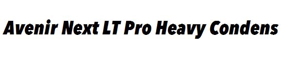Avenir Next LT Pro Heavy Condens
