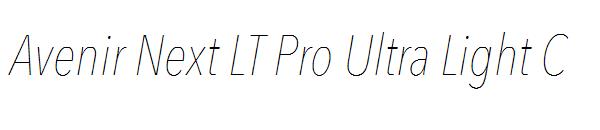 Avenir Next LT Pro Ultra Light C