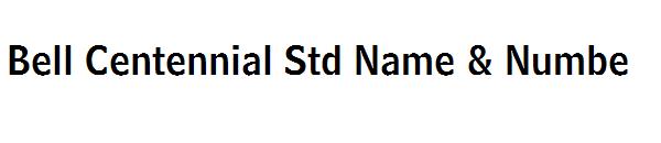 Bell Centennial Std Name & Numbe