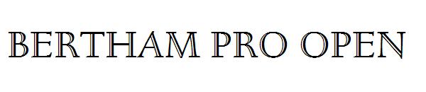 Bertham Pro Open