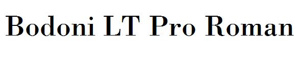 Bodoni LT Pro Roman