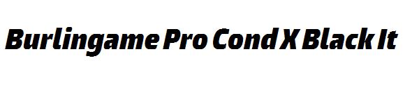 Burlingame Pro Cond X Black It