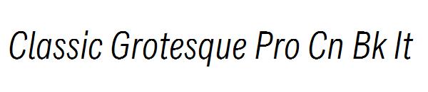 Classic Grotesque Pro Cn Bk It