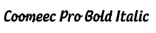 Coomeec Pro Bold Italic