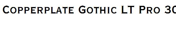 Copperplate Gothic LT Pro 30 BC