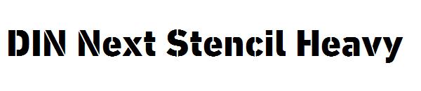 DIN Next Stencil Heavy