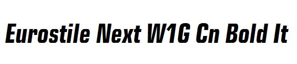 Eurostile Next W1G Cn Bold It