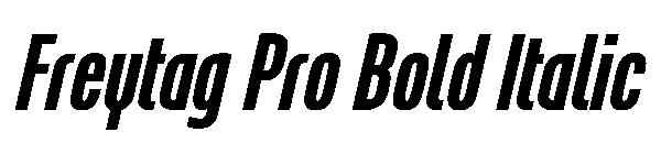 Freytag Pro Bold Italic
