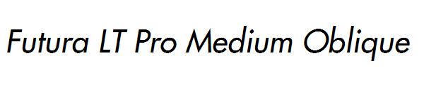 Futura LT Pro Medium Oblique