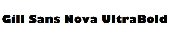 Gill Sans Nova UltraBold