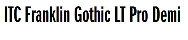 ITC Franklin Gothic LT Pro Demi 