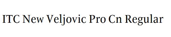 ITC New Veljovic Pro Cn Regular