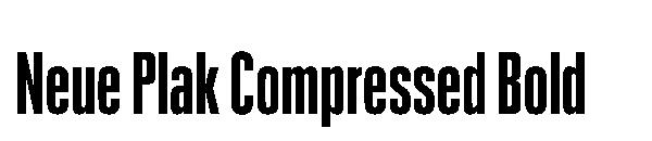 Neue Plak Compressed Bold
