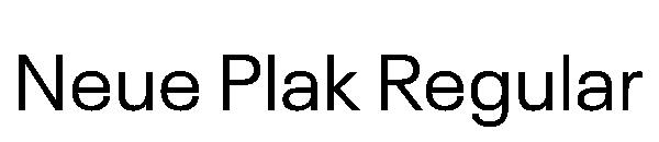 Neue Plak Regular