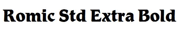 Romic Std Extra Bold