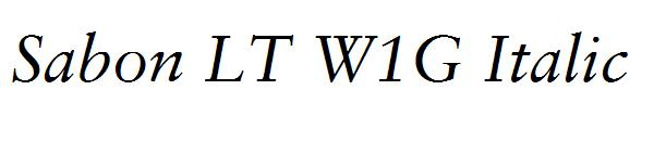 Sabon LT W1G Italic