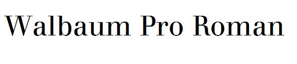 Walbaum Pro Roman
