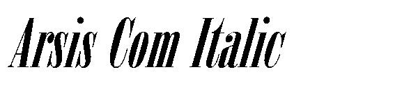 Arsis Com Italic