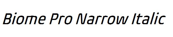 Biome Pro Narrow Italic