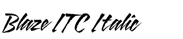 Blaze ITC Italic